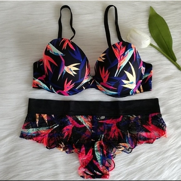 PINK Victoria's Secret Other - ❌🌟34B 🌟PINK VICTORIA'S SECRET BRA + PANTY S.nwt